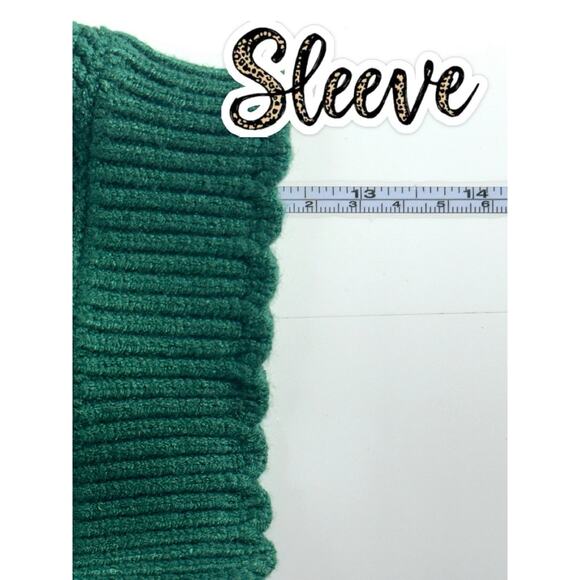 Daniel Rainn Women’s Textured Knit Short Sleeve Sweater Green Size Large - Picture 15 of 16